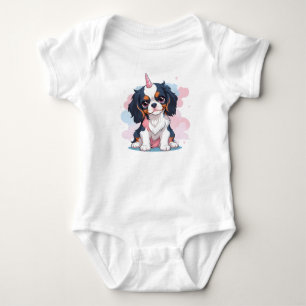 Cavalier King Charles Pastel Eenhoorn Romper