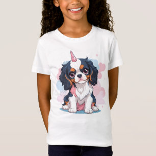 Cavalier King Charles Pastel Eenhoorn T-shirt