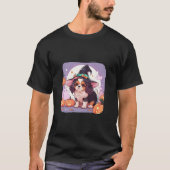 Cavalier King Charles pastel heks pet Halloween T-shirt (Voorkant)
