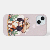 Cavalier King Charles pastel rose cowboy (Verso Horizontal)