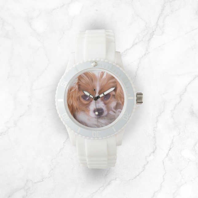 Cavalier King Charles Puppy Wrist Watch Horloge (Creator heeft geüpload)