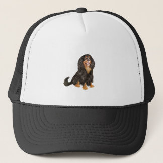 Cavalier King Charles (R) - Black en tan.png Trucker Pet