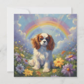 Cavalier King Charles Rainbow Aangepaste hondennaa (Voorkant)