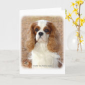 Cavalier King Charles Spaniel 9L005D-08 Kaart (Gele Bloem)