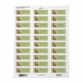 Cavalier King Charles Spaniel Adresetiketten Etiket (Full Sheet)