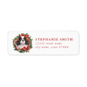 Cavalier King Charles Spaniel Adresetiketten Etiket (Voorkant)
