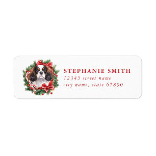 Cavalier King Charles Spaniel Adresetiketten Etiket