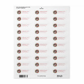 Cavalier King Charles Spaniel Adresetiketten Etiket (Full Sheet)