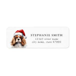 Cavalier King Charles Spaniel Adresetiketten Etiket