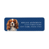 Cavalier King Charles Spaniel Adresetiketten Etiket (Voorkant)