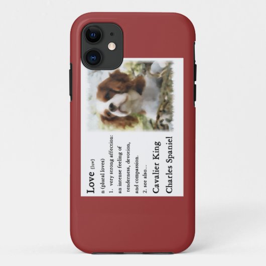 Cavalier King Charles Spaniel Art Love Case-Mate iPhone Case (Achterkant)
