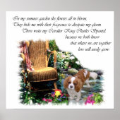 Cavalier King Charles Spaniel Art Poster (Voorkant)