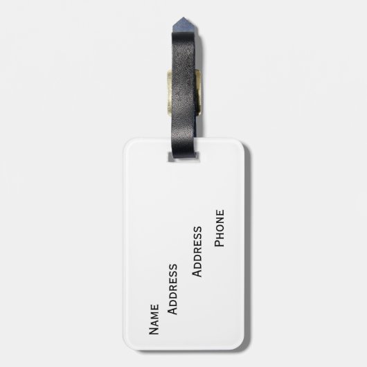 Cavalier King Charles Spaniel Bagagelabel (Achterkant verticaal)