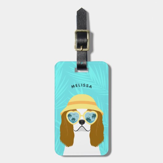 Cavalier King Charles Spaniel Bagagelabels (Voorkant verticaal)