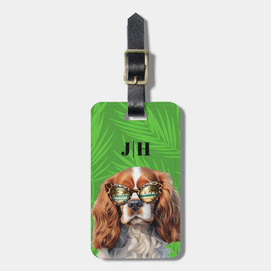 Cavalier King Charles Spaniel Bagagelabels (Voorkant verticaal)