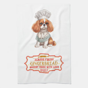 Cavalier King Charles Spaniel bakken peperkoek Theedoek