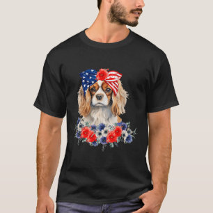 Cavalier King Charles Spaniel Bandana Verenigde St T-shirt