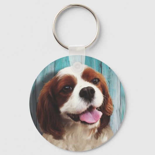 Cavalier King Charles Spaniel - Baxter Sleutelhanger (Voorkant)