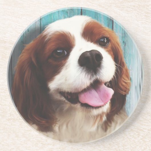 Cavalier King Charles Spaniel - Baxter Zandsteen Onderzetter (Voorkant)