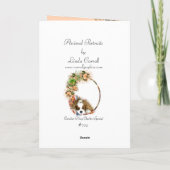 Cavalier King Charles Spaniel Bedankkaart (Achterkant)