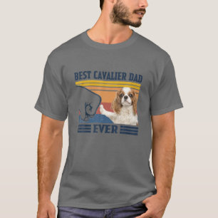 Cavalier King Charles Spaniel Best Cavalier Dad ev T-shirt
