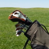 Cavalier King Charles Spaniel Blenheim Anime Golfheadcover (Insitu)