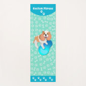 Cavalier King Charles Spaniel Canine Fitness Yogamat (Voorkant)