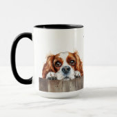 Cavalier King Charles Spaniel Chien Mug (Gauche)