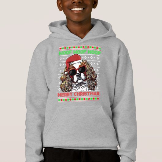 Cavalier King Charles Spaniel Chien Woof Merry Chr (Devant)