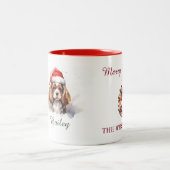 Cavalier King Charles Spaniel Christmas Mug (Centre)