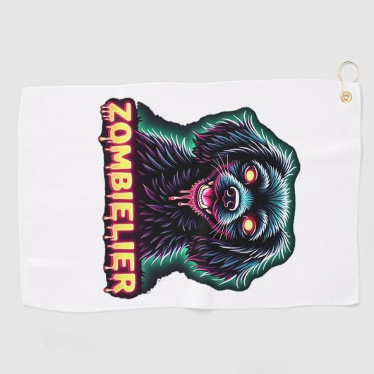 Cavalier King Charles Spaniel CKCS Zombie Dog Hall Golfhanddoek (Horizontaal)