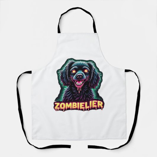 Cavalier King Charles Spaniel CKCS Zombie Dog Hall Schort (Voorkant)