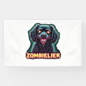 Cavalier King Charles Spaniel CKCS Zombie Dog Hall Spandoek (Horizontaal)