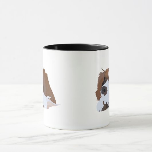 Cavalier King Charles Spaniel Coffee Mok (Midden)