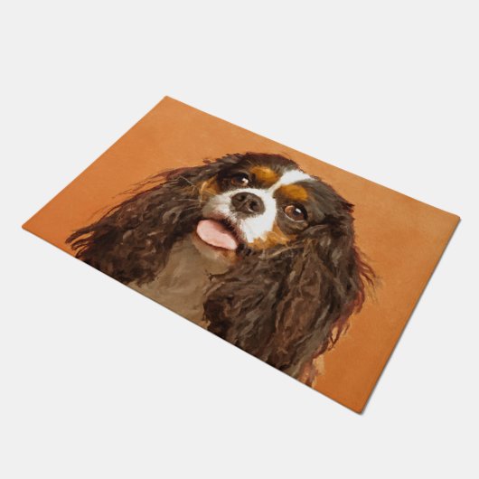 Cavalier King Charles Spaniel Deurmat (Schuin)