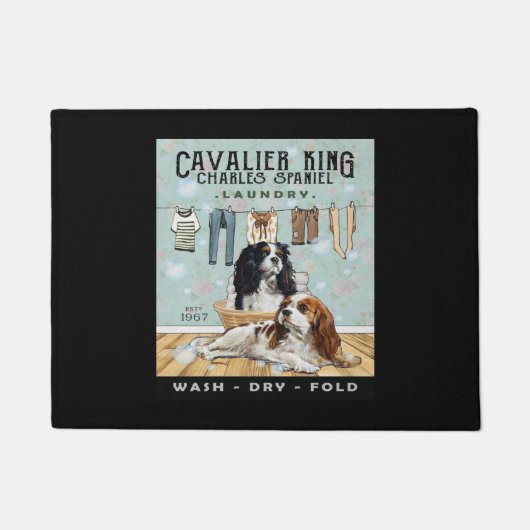 Cavalier King Charles Spaniel Deurmat (Voorkant)