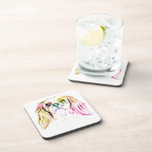 Cavalier King Charles Spaniel Dog Art Painting Bier Onderzetter (Rechterzijde)