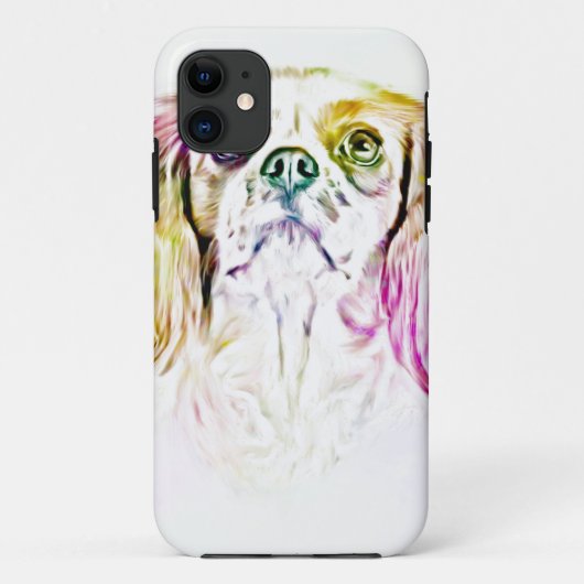 Cavalier King Charles Spaniel Dog Art Painting Case-Mate iPhone Case (Achterkant)