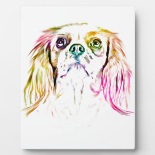 Cavalier King Charles Spaniel Dog Art Painting Fotoplaat