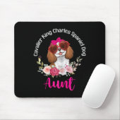 Cavalier King Charles Spaniel Dog Aunt Floral Vale Muismat (Met muis)