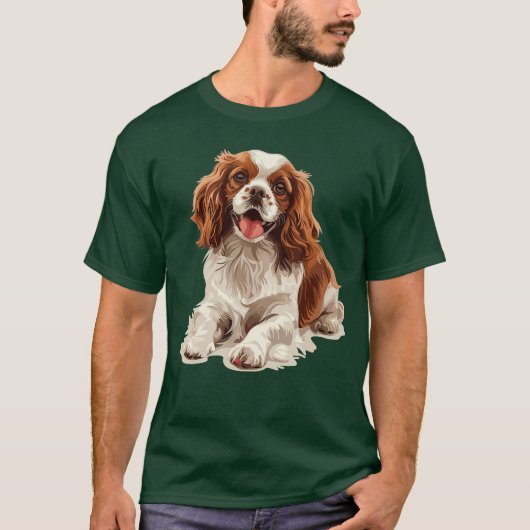 Cavalier King Charles Spaniel Dog Breed funny T-shirt (Voorkant)