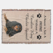 Cavalier King Charles Spaniel Dog Deken (Voorkant)