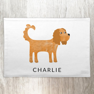 Cavalier King Charles Spaniel Dog gepersonaliseerd Placemat