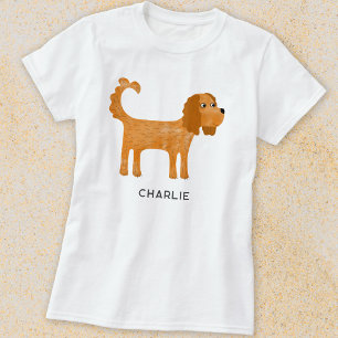 Cavalier King Charles Spaniel Dog gepersonaliseerd T-shirt
