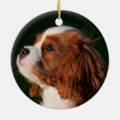 Cavalier King Charles Spaniel Dog Keramisch Ornament (Achterkant)