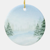 Cavalier King Charles Spaniel Dog Kerstmis Keramisch Ornament (Achterkant)