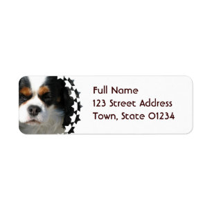 Cavalier King Charles Spaniel Dog Mailing Label