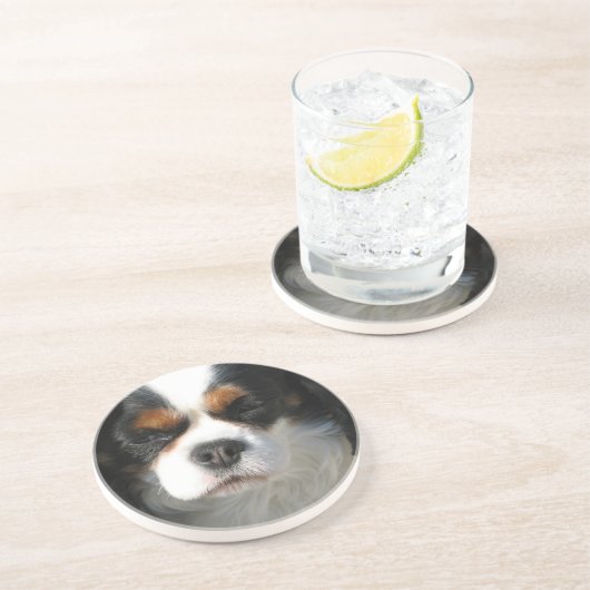 Cavalier King Charles Spaniel Dog Onderzetter (Zijkant)