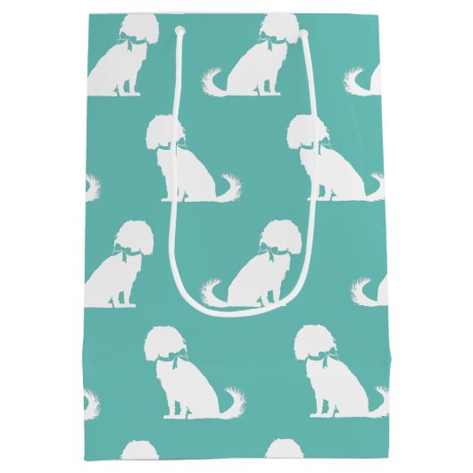 Cavalier King Charles Spaniel Dog Puppy Medium Cadeauzakje (Achterkant)