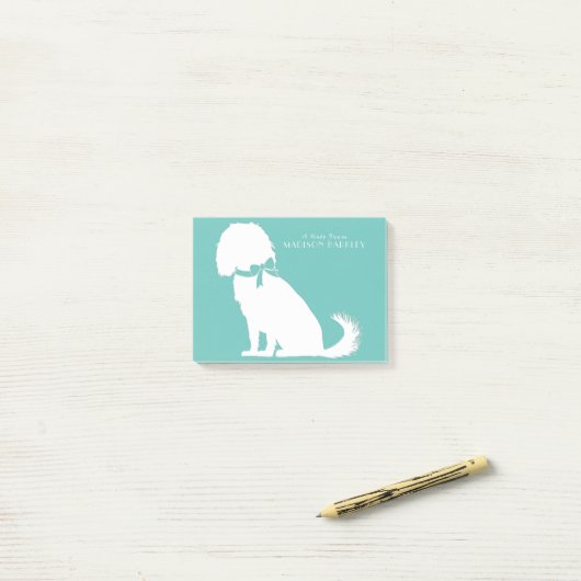 Cavalier King Charles Spaniel Dog Puppy Post-it® Notes (Op bureau)